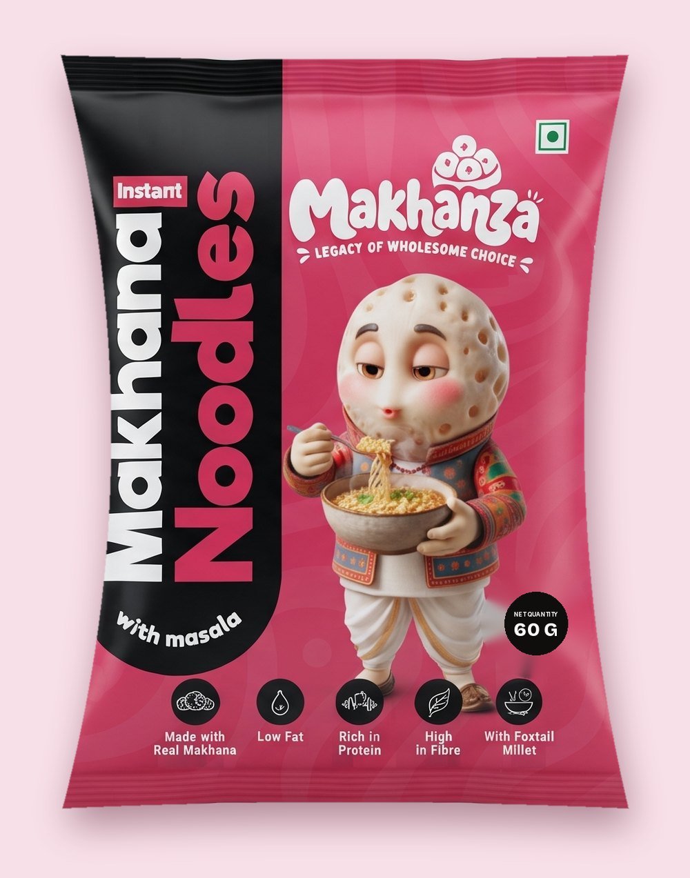 Instant Makhana Noodles pack